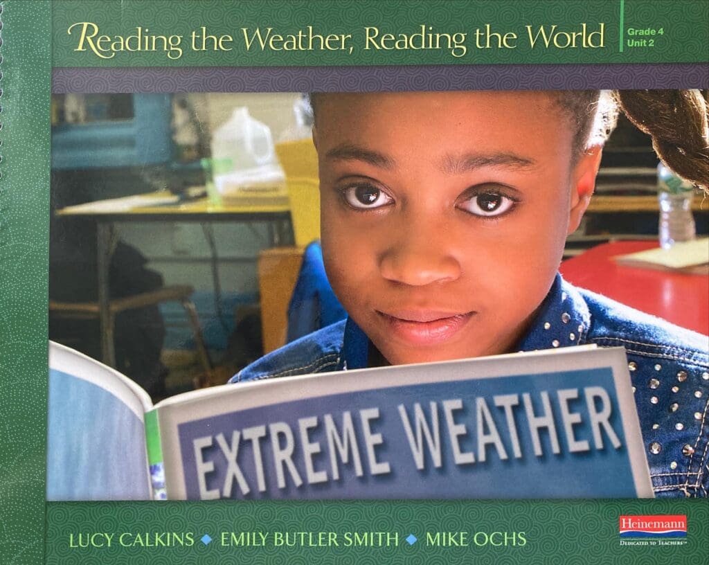 A poster on the reading the weather, reading the world